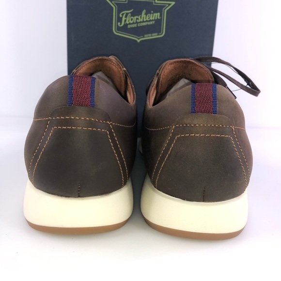 FLORSHEIM Men's Transit Cap-Toe Leather Oxfords- Brown, Size US 11M - Picture 9 of 11